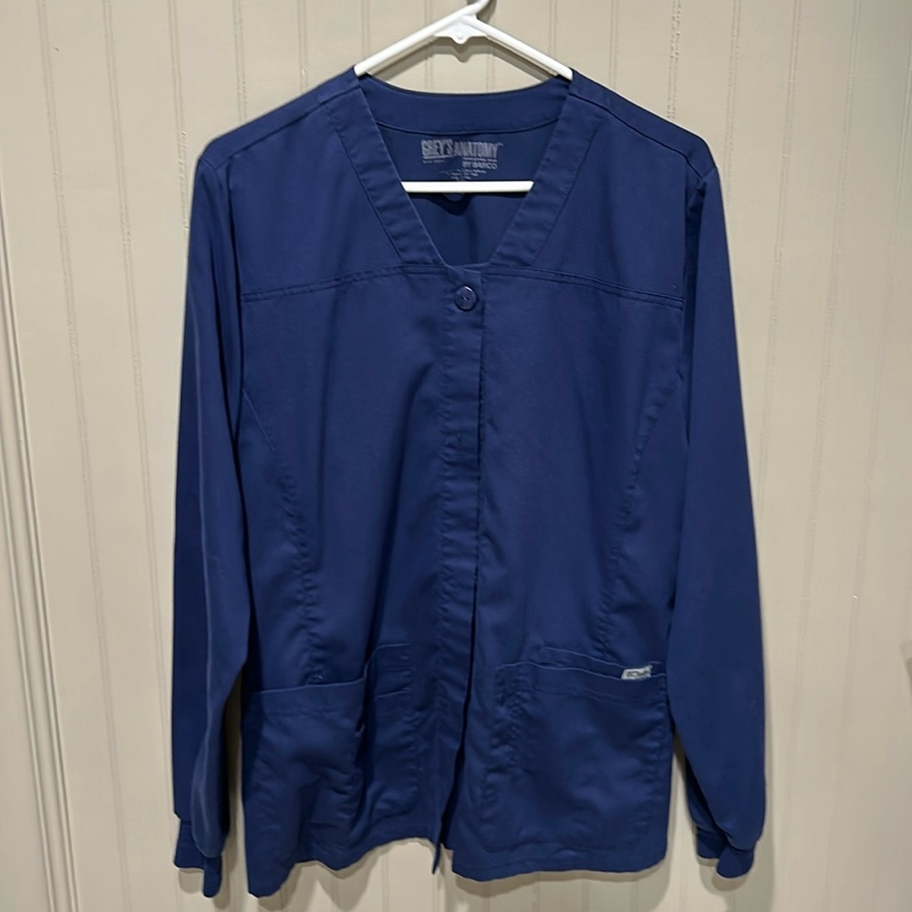 Grey’s Anatomy navy scrub jacket - Large
